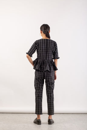 Aab Handwoven Recycled Cotton Pants Black