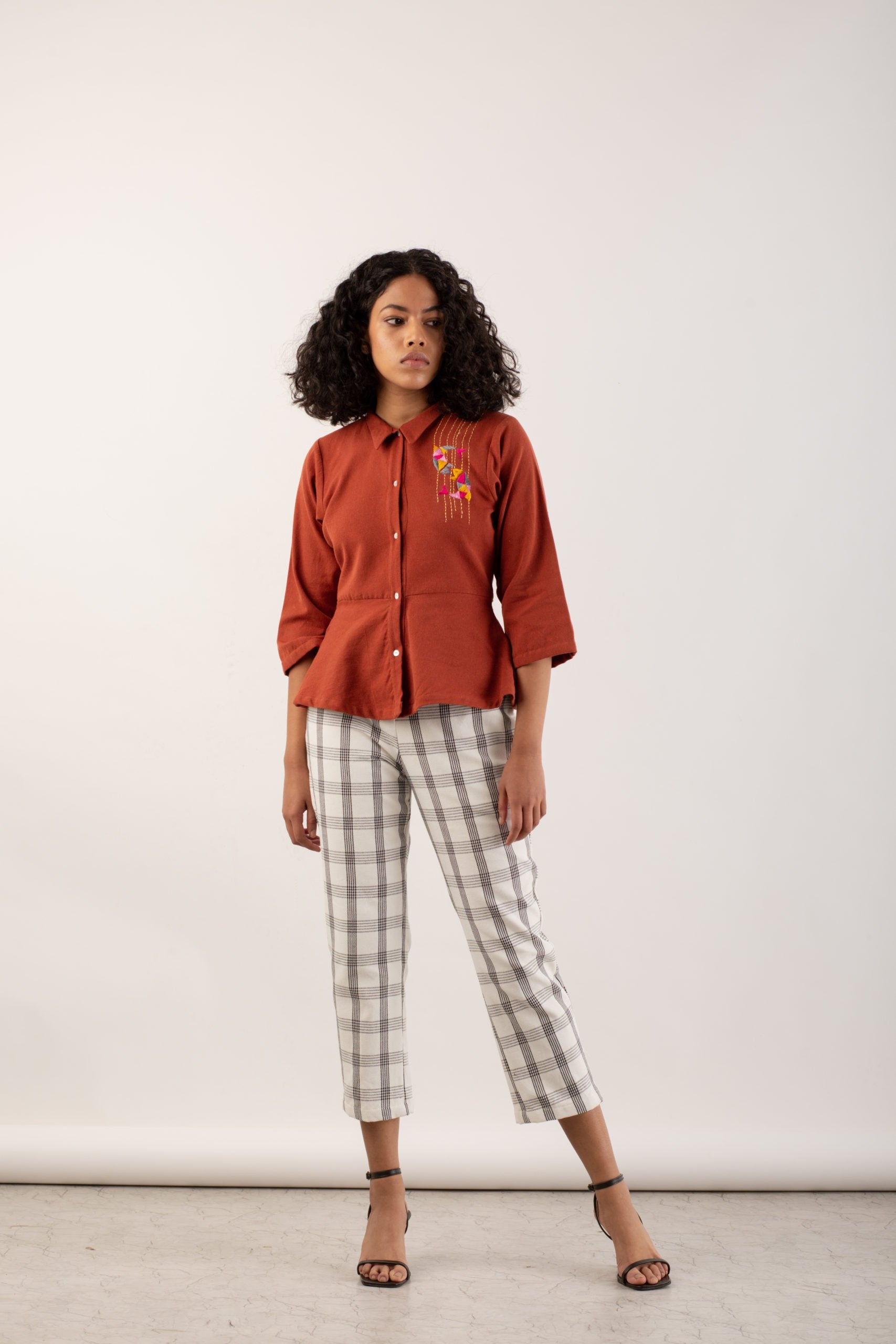 Aab Handwoven Recycled Cotton Pants White