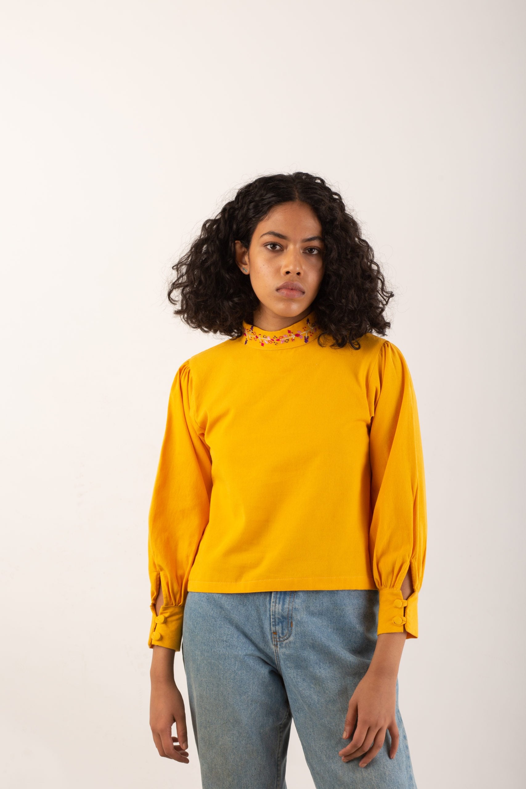 Seaweed Collar Top