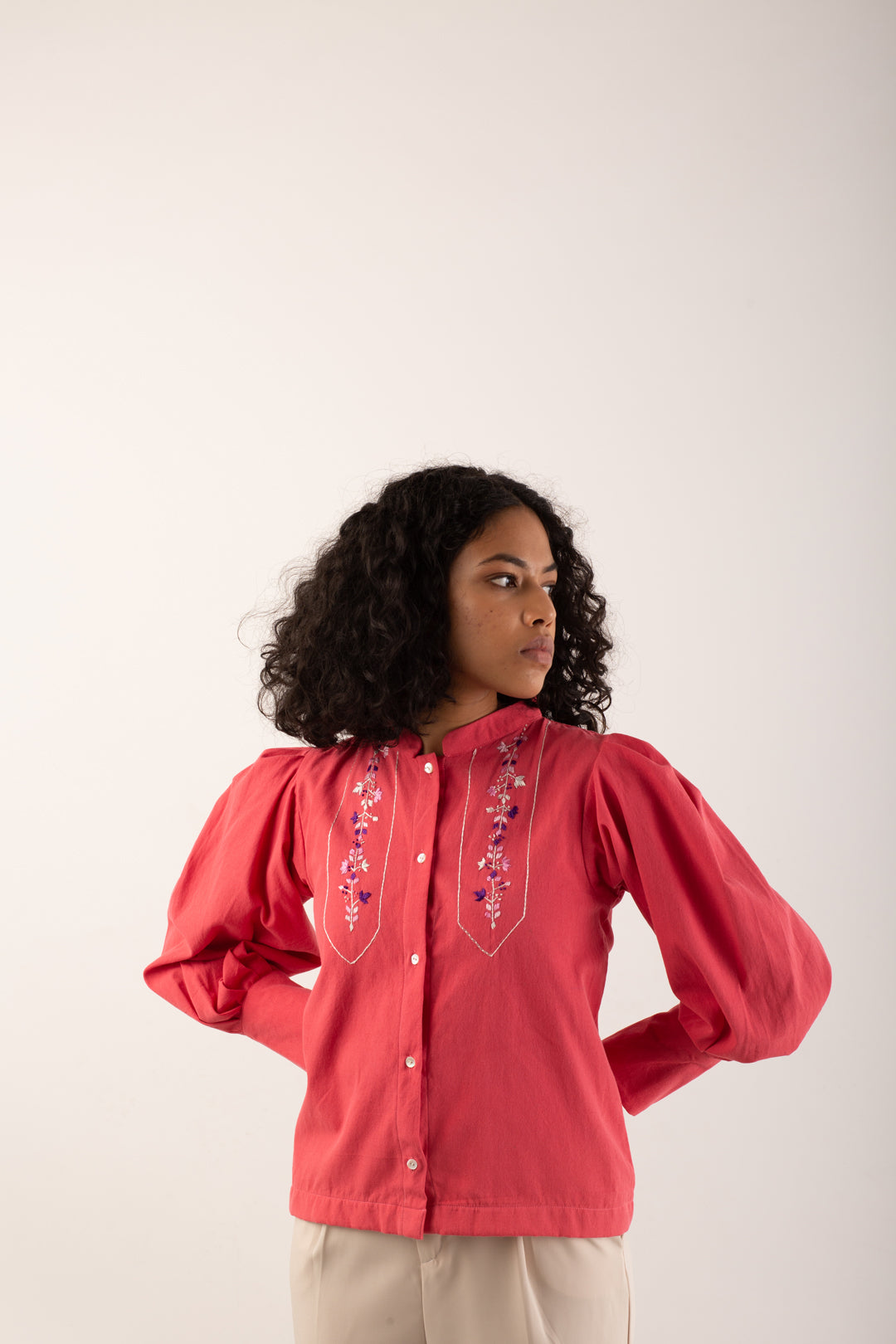 Geometric Seaweed Puff Jacket
