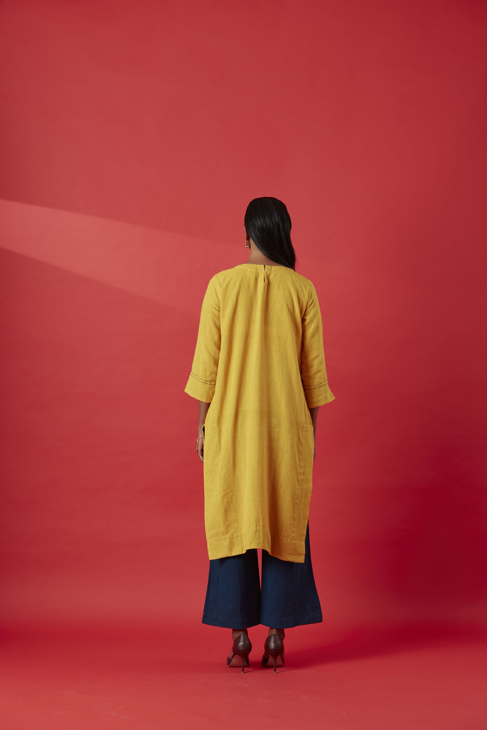 A-Line Khaddar Cotton Kurta