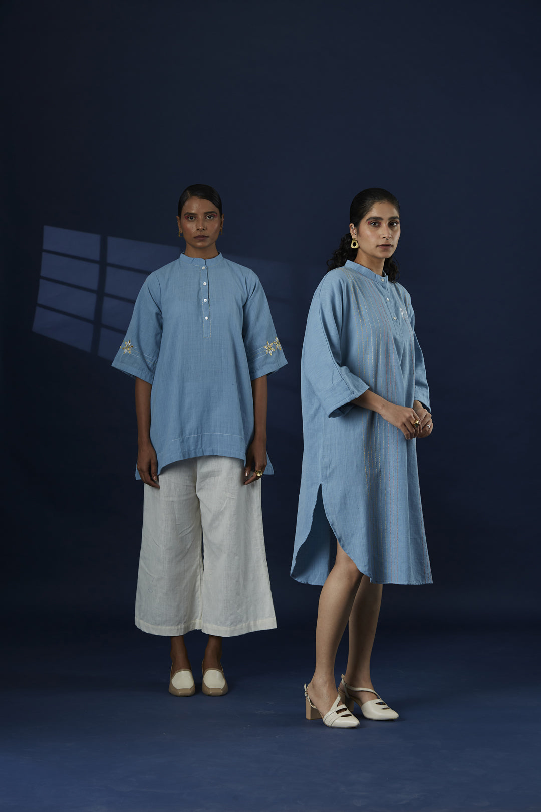 White Khaddar Cotton kurta