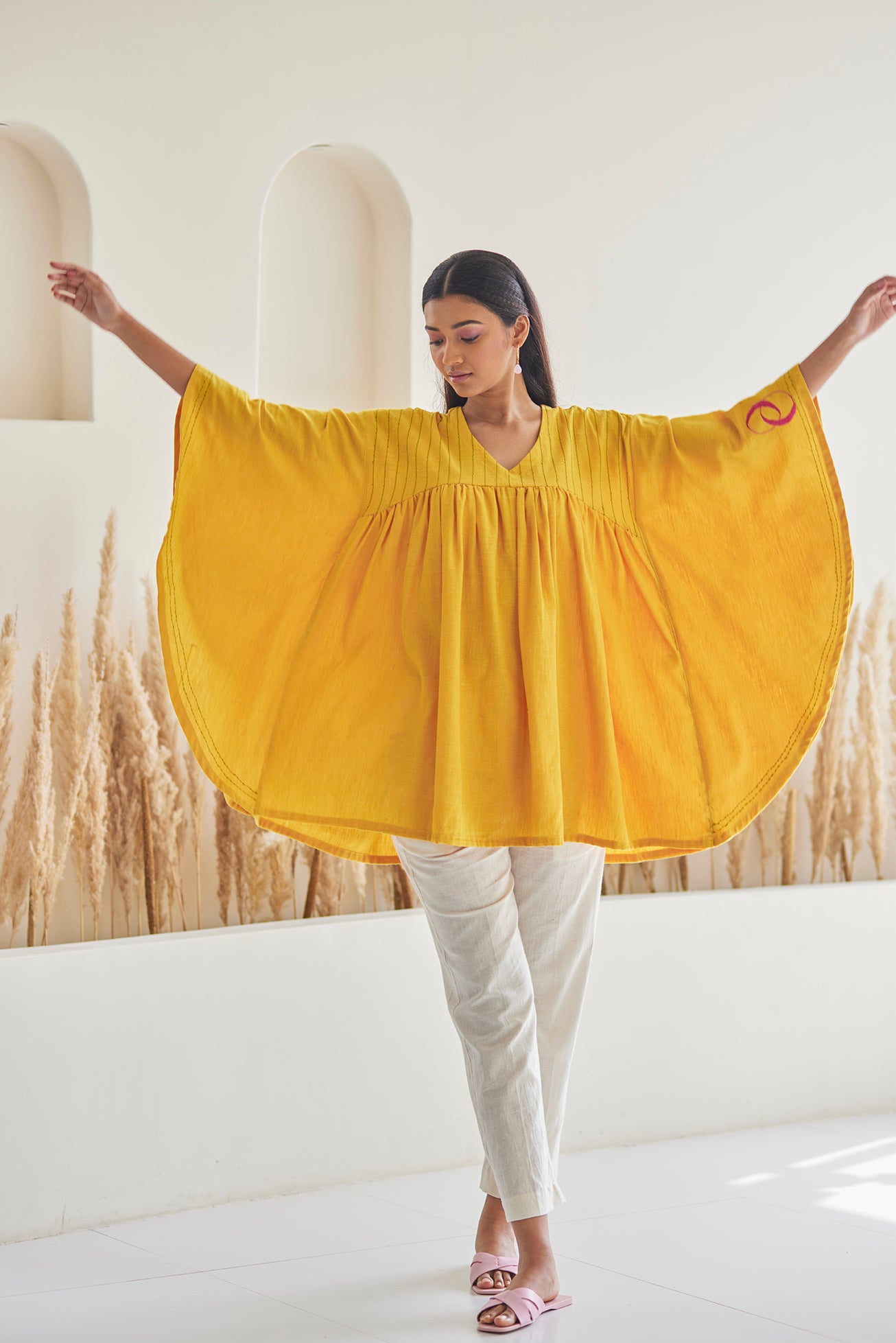 Loose Fit Mustard Top