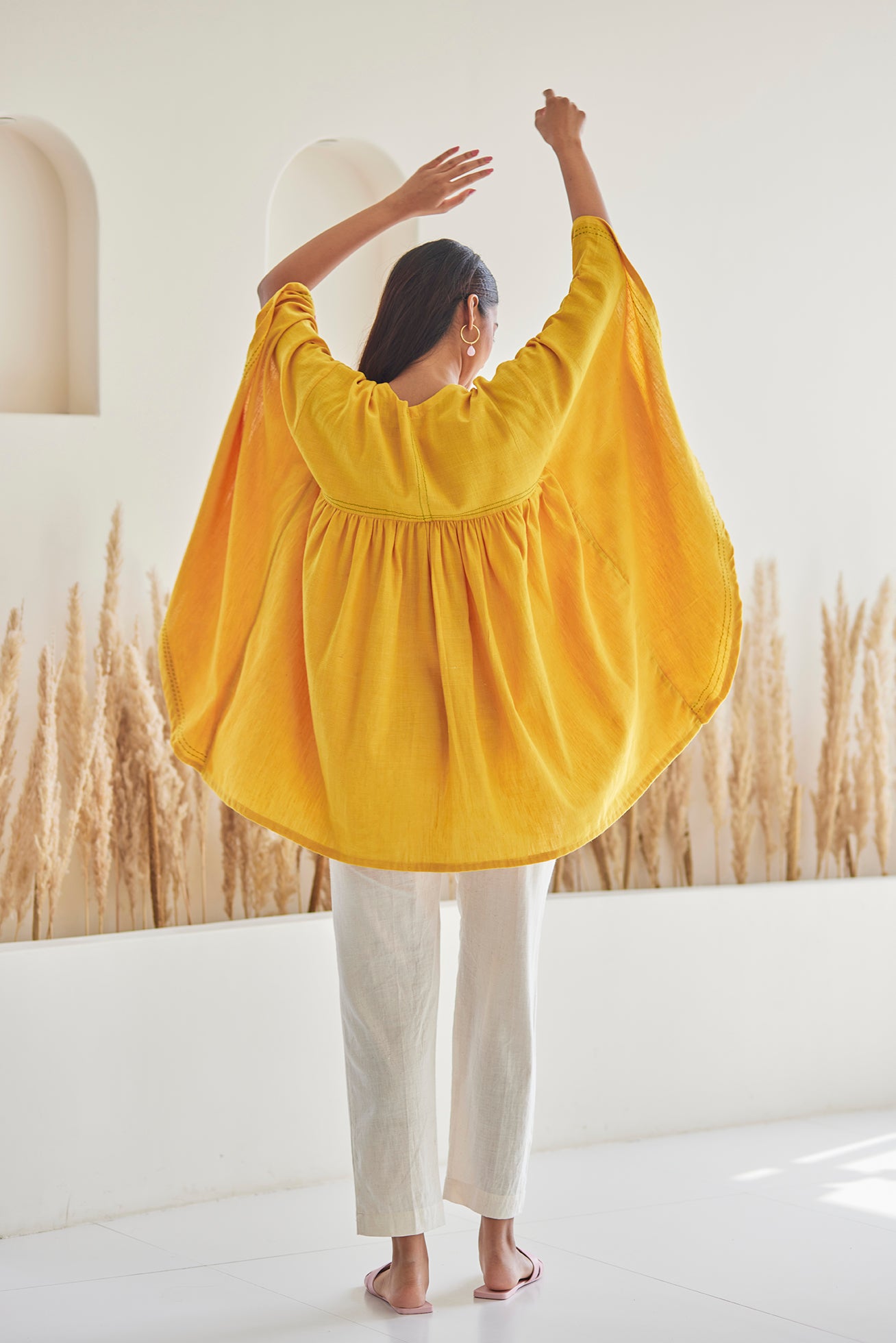 Loose Fit Mustard Top