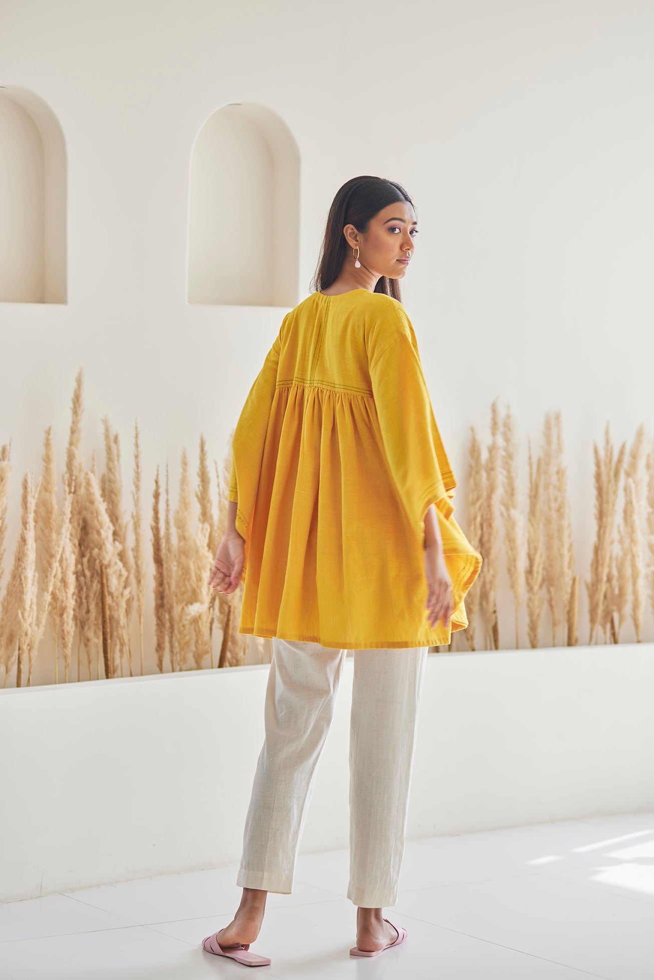 Loose Fit Mustard Top