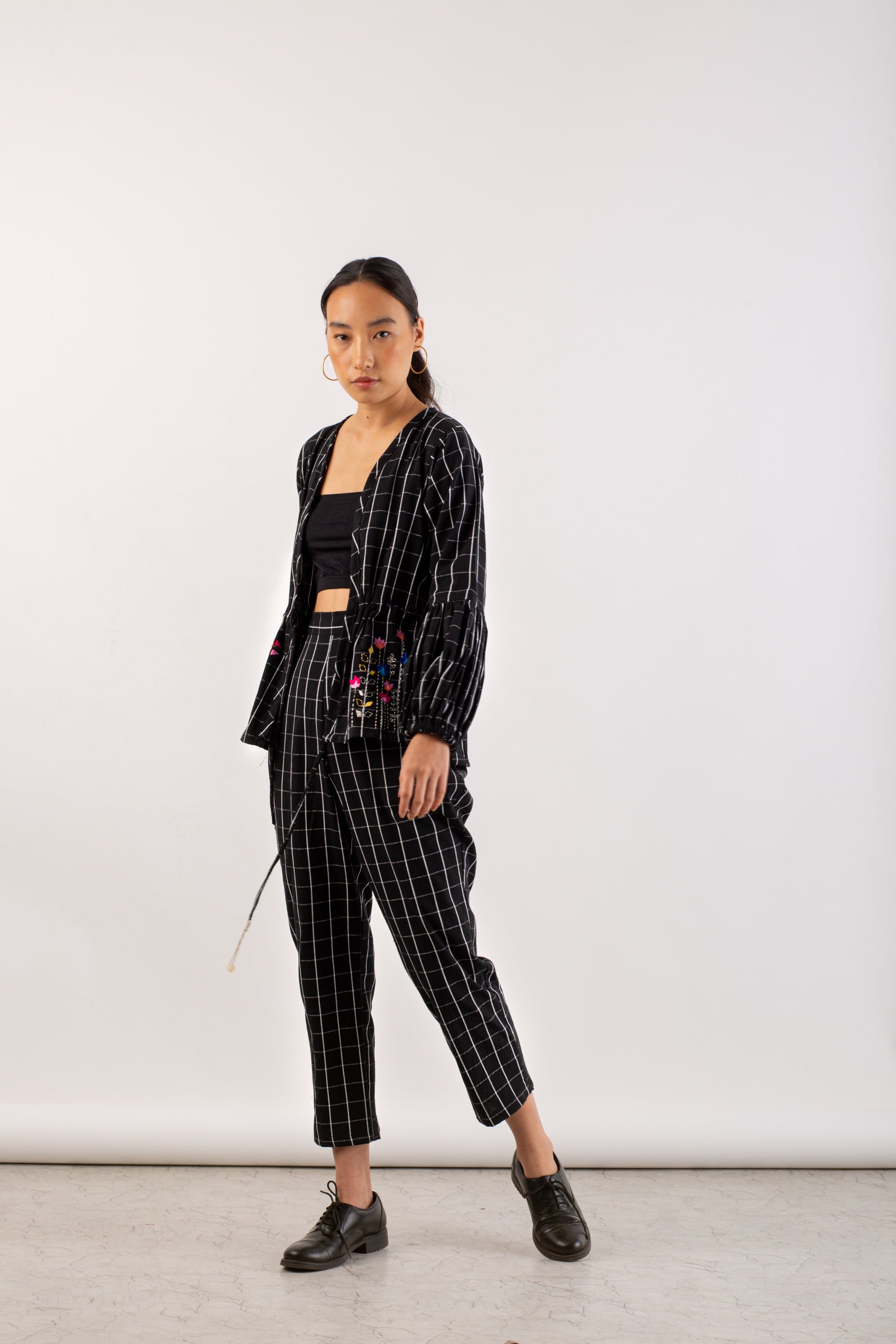 Black Drawstring Jacket