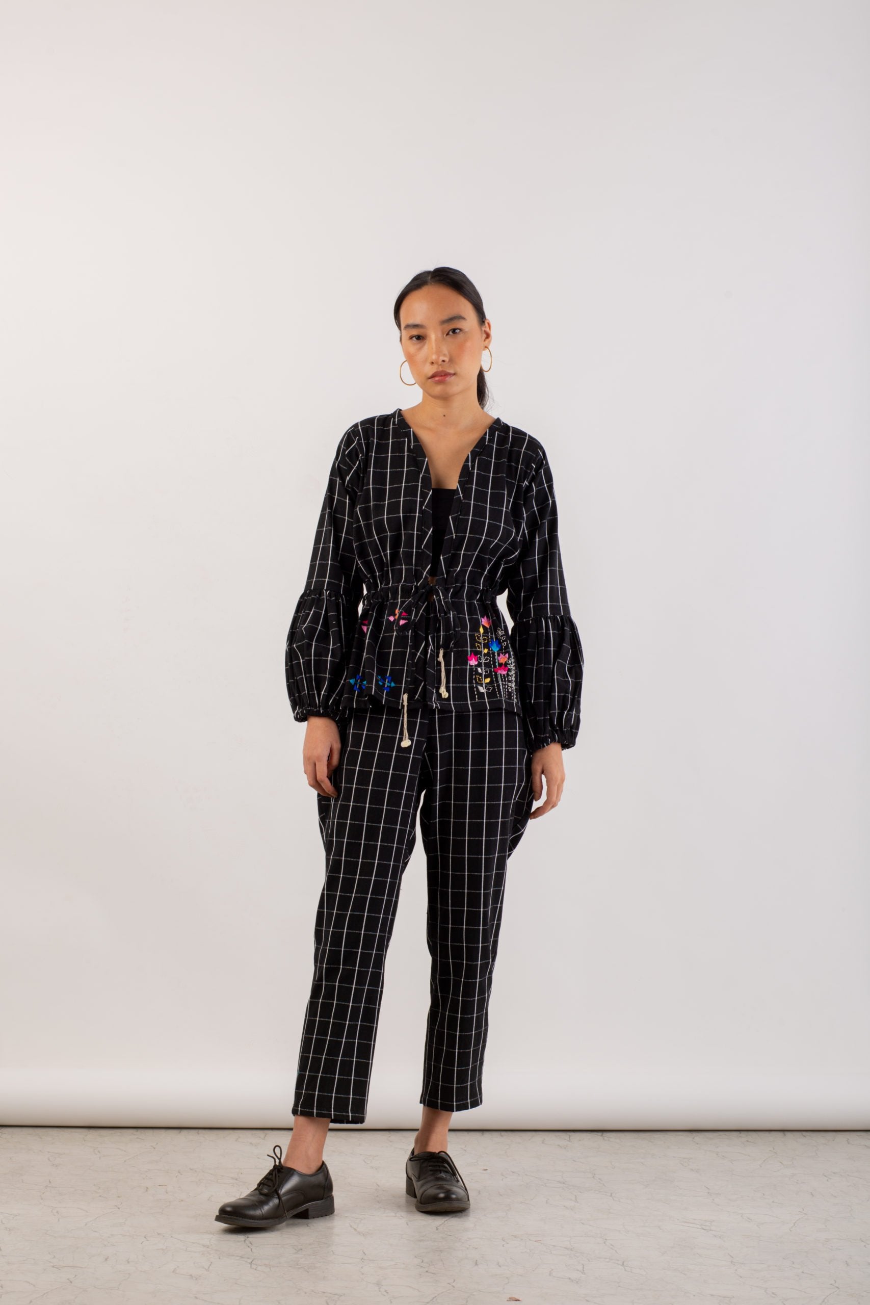 Black Drawstring Jacket