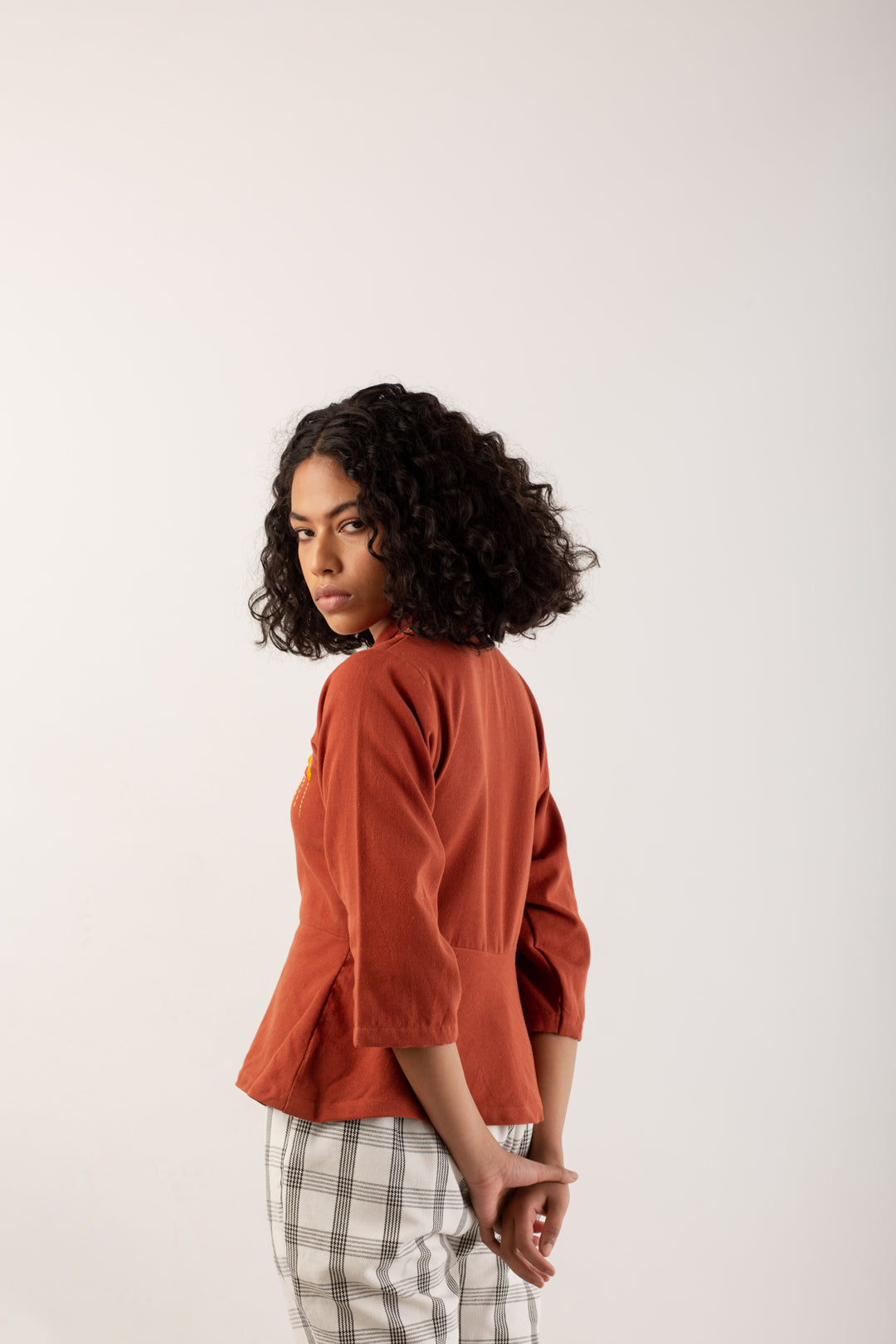Twin Fish Peplum Top