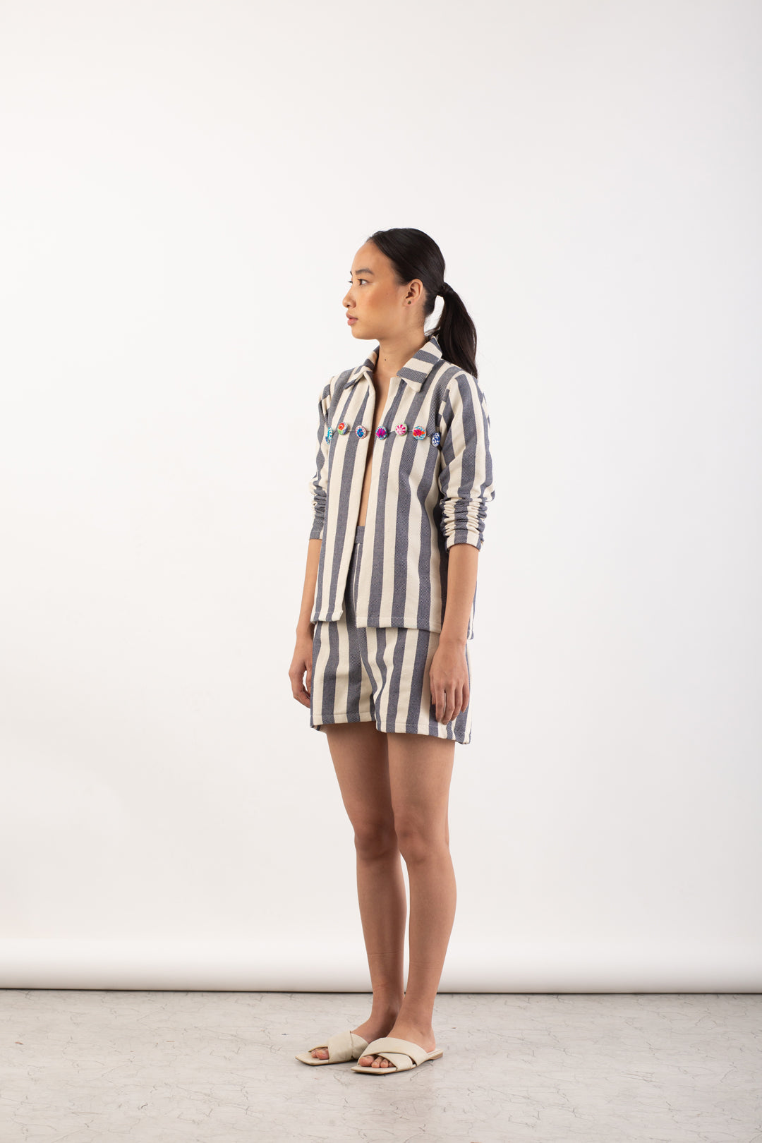 Matsya Button Detail Jacket