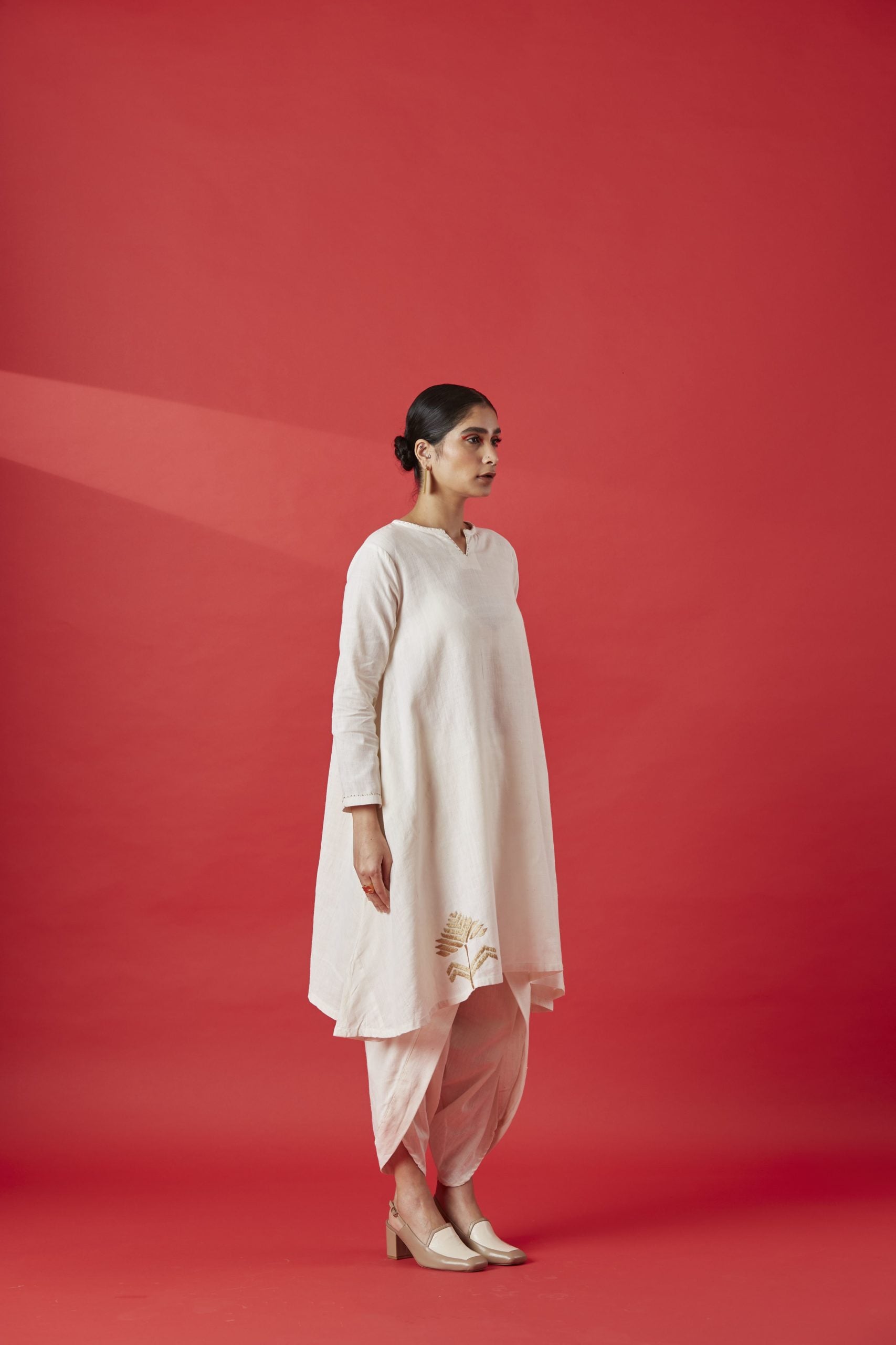 Asymmetrical Flowy Kurta