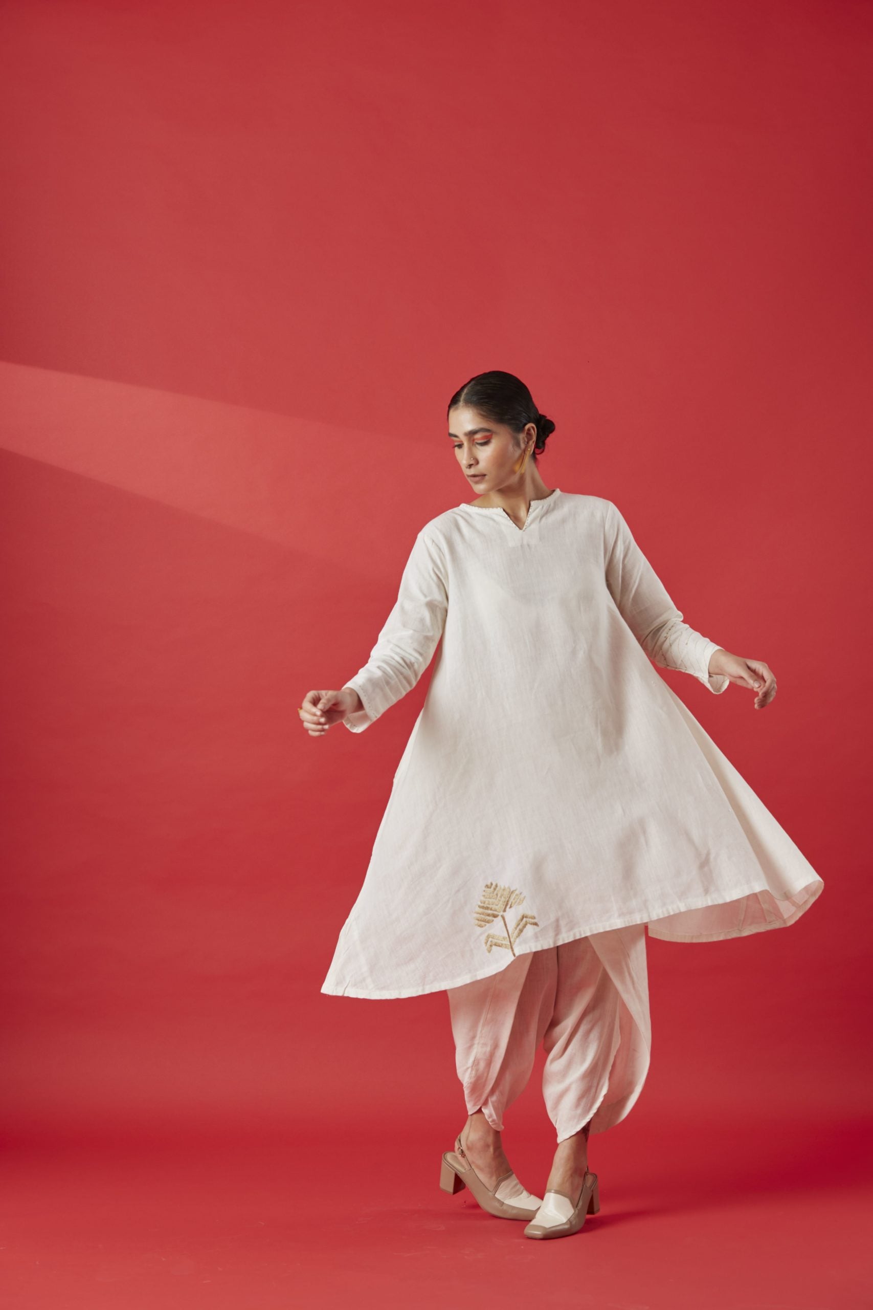 Asymmetrical Flowy Kurta
