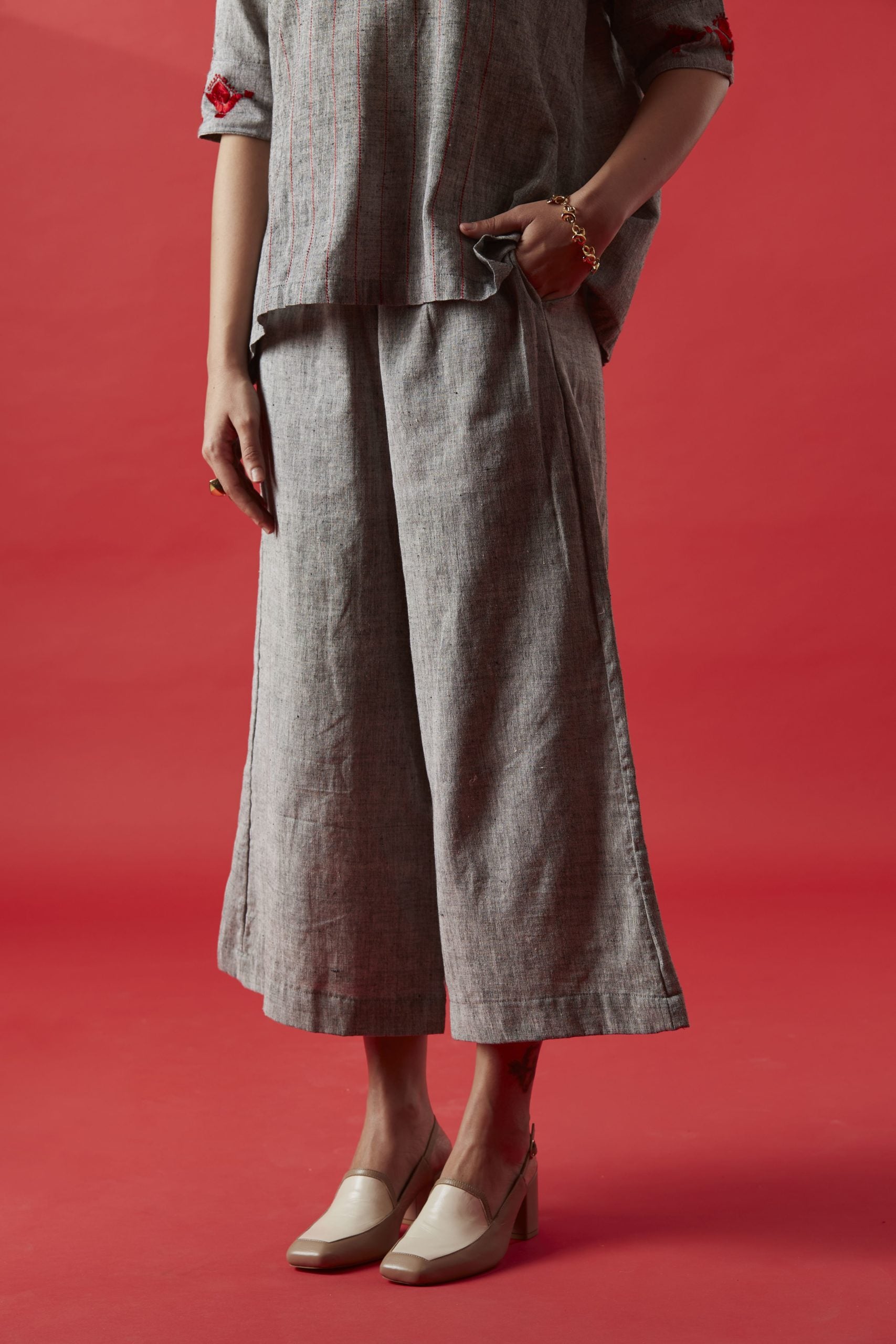 Olive Green Recycled Cotton Top