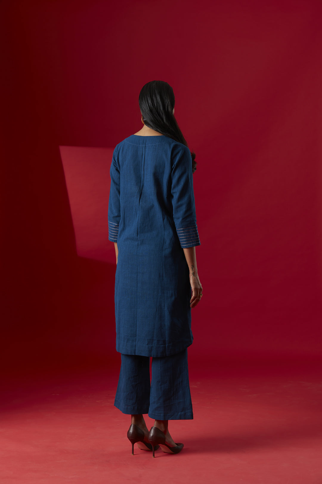 Indigo Cotton kurta Dress
