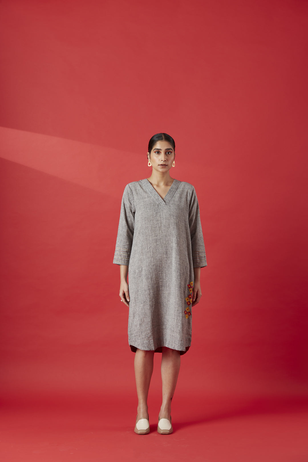 Indigo Cotton kurta Dress