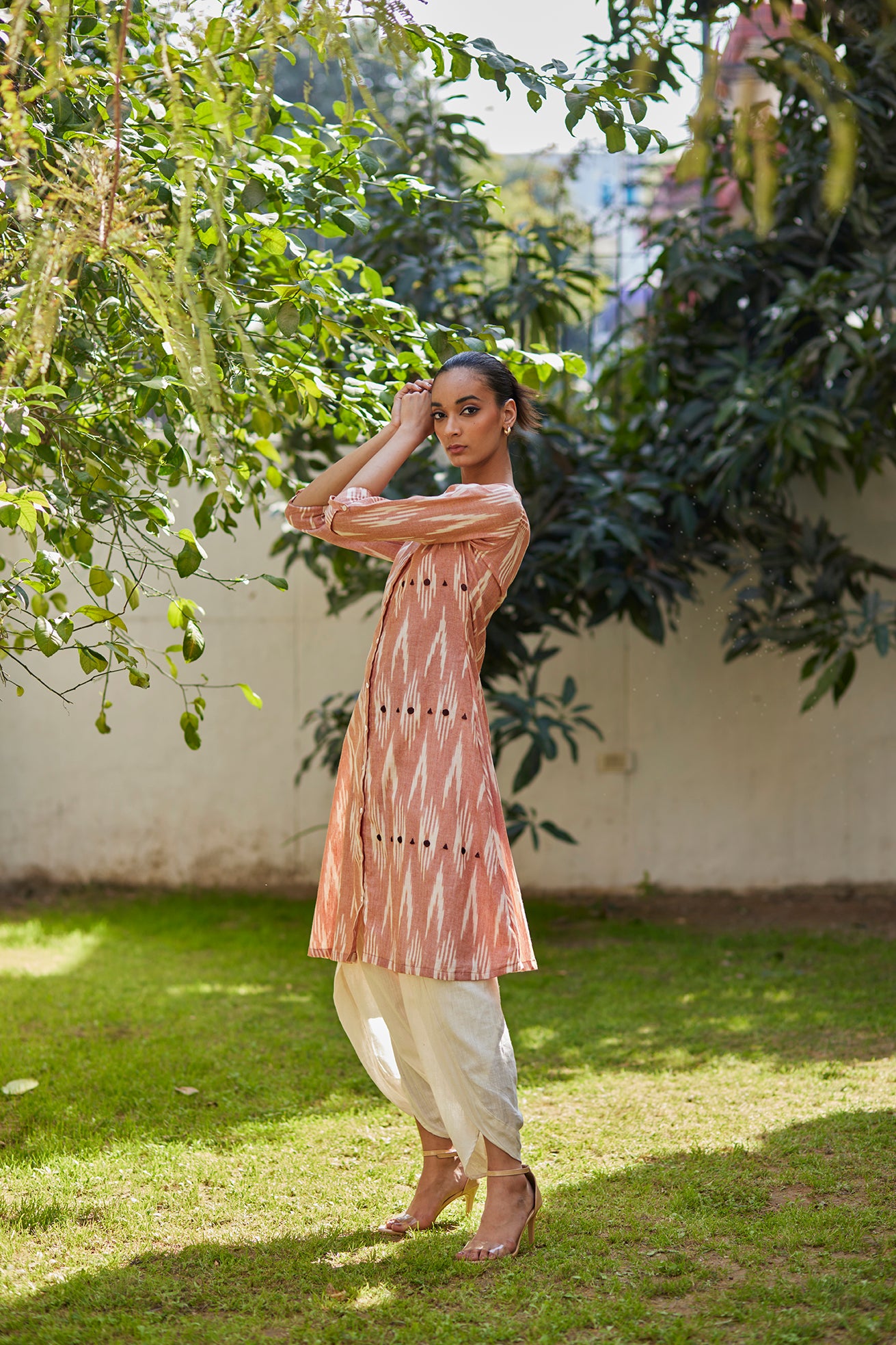 Phases of the Moon Ikat Kurta
