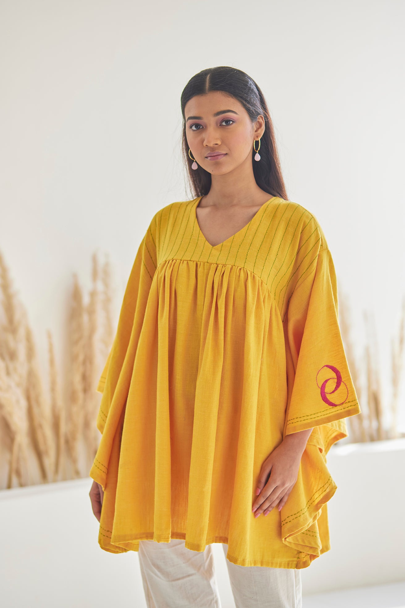 Loose Fit Mustard Top