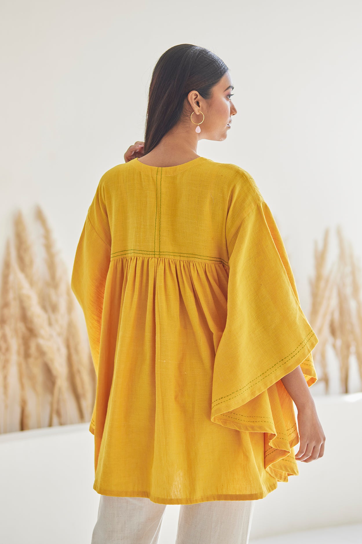Loose Fit Mustard Top